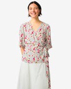 HEMA Damestop Delilah bloemen lichtgroen, Verzenden, Nieuw