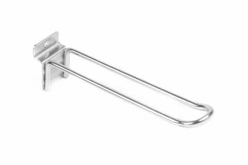 Lamellenwand Blisterhaak - 15 cm - Dubbel - Metalen Slat...