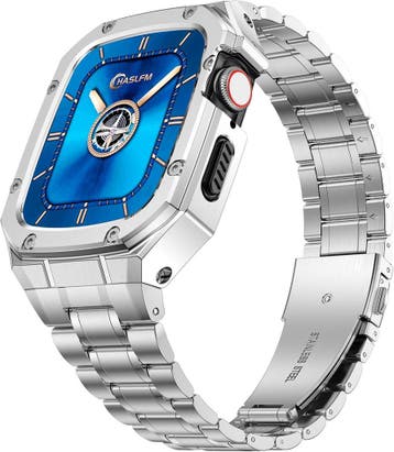 Stalen Horlogeband Apple Watch 44mm | Laatste Stuk!, Bandje, Nieuw, Ophalen of Verzenden, Apple Watch 44mm (Series 6/5/4/SE) en 42mm (Series 3/2/1)