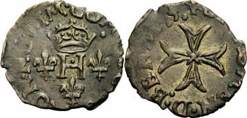 Italien Desana Delfino Tizzone Liard 1584 Krone H Lilien..., Verzenden