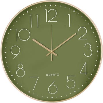 Tyme Wandklok Modern - Goed leesbaar - Stille 40cm Klok -, Ophalen of Verzenden, Zo goed als nieuw