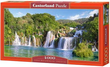 Krka Waterfalls, Croatia Puzzel (4000 stukjes) | Castorland, Verzenden, Nieuw