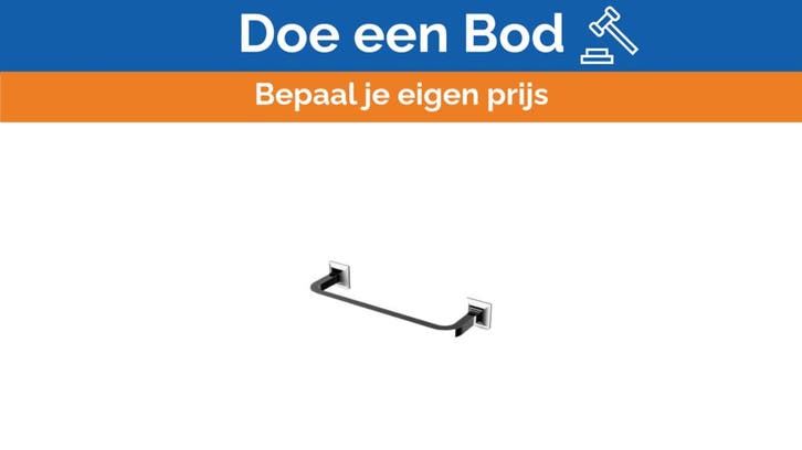 Bieden: Zucchetti Bellagio towel holder 300 mm, Doe-het-zelf en Verbouw, Sanitair, Nieuw, Ophalen of Verzenden