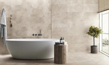 Vloertegel/Wandtegel Beige 120x120cm (Vloeren), 60 cm of meer, Nieuw, Ophalen of Verzenden, 10 m² of meer