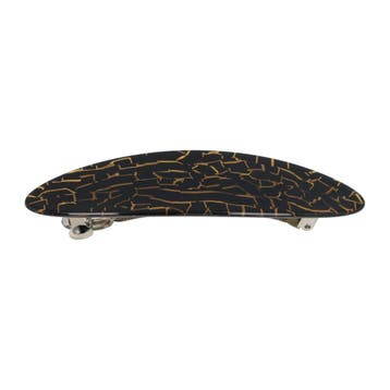 Haarspeld Patentspeld 11cm - Ovaal  – Vintage Look – Zwart, Sieraden, Tassen en Uiterlijk, Nieuw