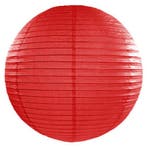Luxe bol vorm lampion rood 50 cm - Lampionnen, Ophalen of Verzenden, Nieuw