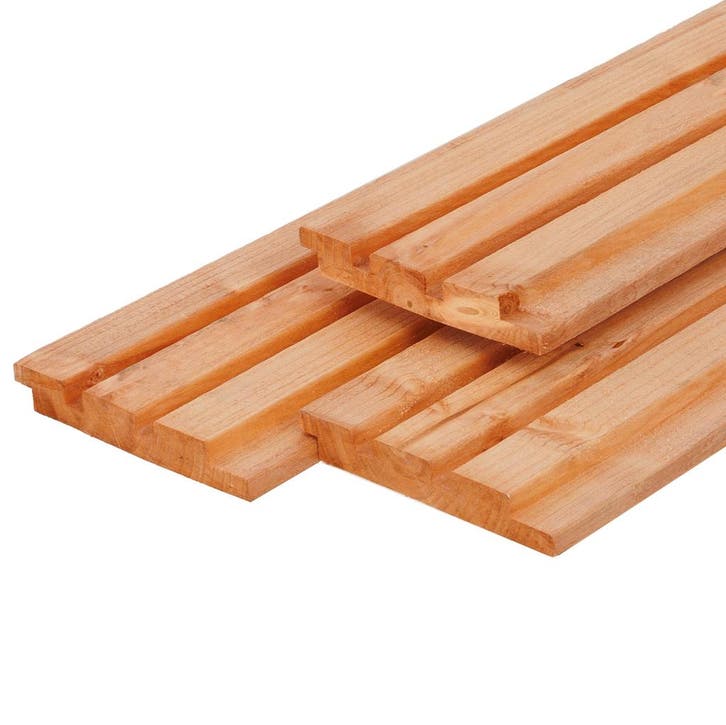 Triple profiel Red Class Wood 22x140x4000mm, Tuin en Terras, Palen, Balken en Planken, Nieuw, Ophalen of Verzenden