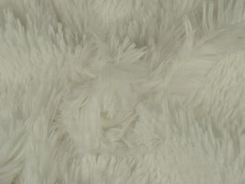 10 meter langharig bont - Wit - Pluche stoffen, 120 cm of meer, Wit, Ophalen of Verzenden, Polyester