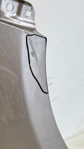 Toyota Yaris 2015 rechter zijscherm voorscherm rechts, Auto-onderdelen, Carrosserie en Plaatwerk, Ophalen, Gebruikt, Voor, Toyota