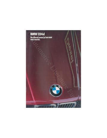 1986 BMW 3 SERIE SEDAN DIESEL BROCHURE NEDERLANDS, Boeken, Nieuw, BMW, Author