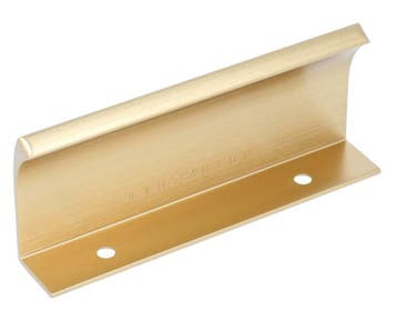 Greep EDGE STRAIGHT goud geborsteld 60 mm, Verzenden, Nieuw