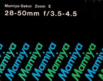 Mamiya-Sekor Zoom E 28–50mm f/3.5–4.5 (Nieuw), Verzenden, Nieuw