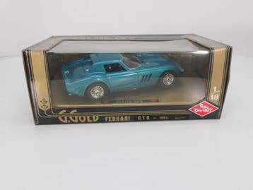 Schaal 1:18 Guiloy 67525 G.Gold Ferrari GTO 1964 #3346, Ophalen of Verzenden, Gebruikt