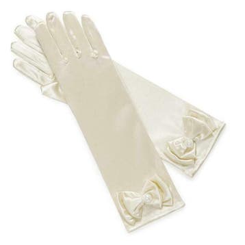 Prinsessenjurk - Handschoenen met strik - Gebroken wit, Ophalen of Verzenden, Nieuw