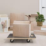 vidaXL Meubelhondjes 2 st rechthoekig 250 kg 60x40x11,5 cm, Verzenden
