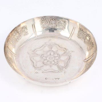 Frank Hawker English Rose - Vide Poche - Schaal - .925, Antiek en Kunst