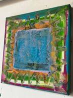 David Harianna (1978) - Flower- Pezzo Unico - Acrilico su