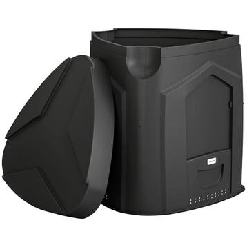 240L Tuincomposter, Driehoekige Compostbak Met 3 Deuren, Zwa, Tuin en Terras, Planten | Bomen, Verzenden