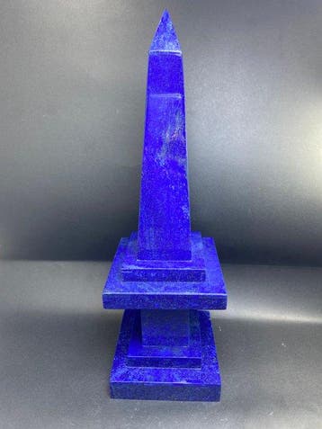 Topkwaliteit handgemaakt koningsblauwe lapis lazuli toren -