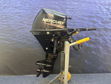 “ Mercury 8 pk buitenboordmotor | 1e eigenaar | E start “, 5 tot 10 pk, Viertaktmotor, Ophalen of Verzenden, Zo goed als nieuw