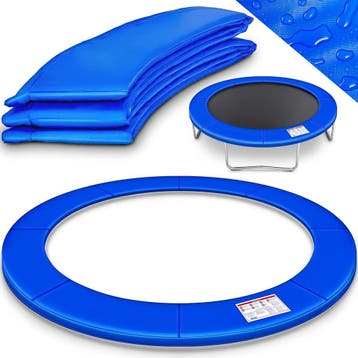 Trampoline rand - Beschermrand - 366 cm - Blauw - Kiduku, Verzenden, Zo goed als nieuw