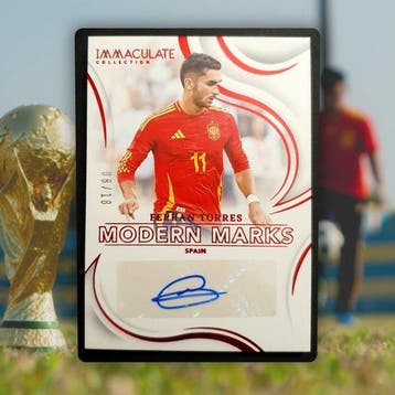 2024/25 Panini Immaculate Collection Ferran Torres 08/18, Nieuw