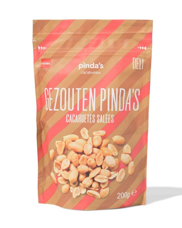 HEMA Pindas gebrand gezouten 200g, Diversen, Levensmiddelen, Verzenden