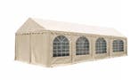 Premium Partytent PVC 6x8x2 mtr in Beige (6x8 meter), Verzenden, Nieuw, 2 meter of meer, Partytent
