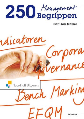 250 managementbegrippen / Vast Boek / Methode niet van, Verzenden, Zo goed als nieuw, Gert-Jan Melker