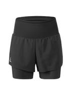 Loeffler korte hardloopbroek voor dames W Shorts 2in1 ASS..., Löffler, Verzenden, Nieuw, Zwart