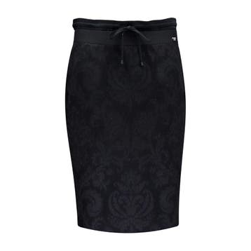 Cambio • zwarte rok Harmony paisley • 36, Kleding | Dames, Rokken, Cambio, Verzenden, Zwart, Nieuw