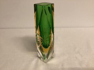 Alessandro Mandruzzato - Vaas - Kristal - Murano, Antiek en Kunst