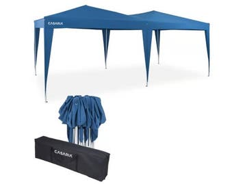 Veiling - Vouwpaviljoen 3 x 6 m met UV 50+ - blauw, Nieuw