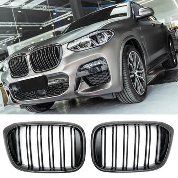 Grille glans zwart geschikt voor BMW X3 X4 G01 G02 |