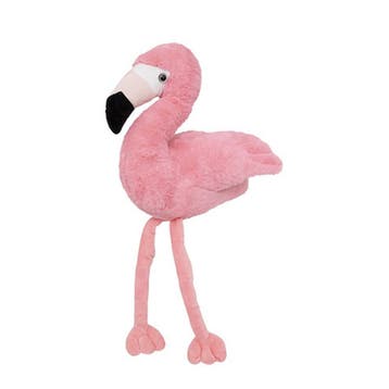 Flamingo knuffel - zacht pluche - roze - 25 cm, Verzenden, Nieuw