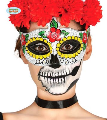 Day Of The Dead Oogmasker Trix, Ophalen of Verzenden, Nieuw