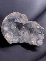 celestine Geode - Hoogte: 10.5 cm - Breedte: 13.5 cm- 1200 g
