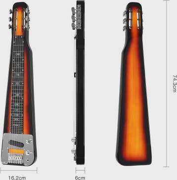 Elektrische Lap Steel Gitaar met Gigbag en Slide Bar - Sunbu, Verzenden, Nieuw