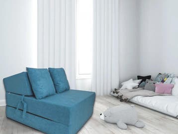 Vouwmatras Senioren 200x70cm Blauw | Laatste Stuks!, Nieuw, Ophalen of Verzenden, Matras, 200 cm