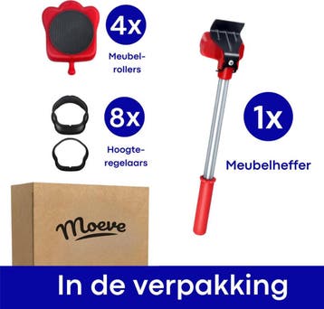 Moeve Meubelroller - Meubeltransporter - 13 delige, Ophalen of Verzenden, Zo goed als nieuw