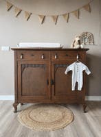 Vintage sierlijke commode dressoir hout Nova, Minder dan 50 cm, 100 cm of meer, Zo goed als nieuw, 90 tot 105 cm