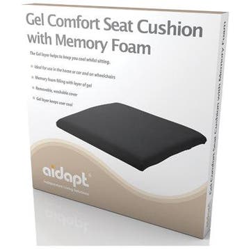 Aidapt gel zitkussen - memory foam - hoge kwaliteit - 40 x 4, Diversen, Verpleegmiddelen, Ophalen of Verzenden, Nieuw