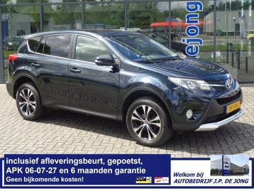 Toyota RAV4 2.0 Style 4WD Grijs kenteken Clima Camera Trekhk, Auto's, Bestelauto's, Stof, Met garantie (alle), Origineel Nederlands