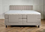 ACTIE! Elektrische boxspring Vienna 160 200 Beige, Verzenden, Beige, 200 cm, Modern