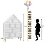 Kinderboekenkast met 5 Niveaus – Speelgoedkast 80×24×116 cm, Verzenden, Nieuw