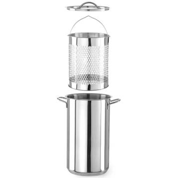 Asperge-/Pastapan | RVS | 5.5L | Div. Warmtebronnen | Incl., Verzenden, Nieuw in verpakking