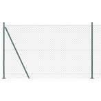 vidaXL Afrasteringspaal Groen 10 x 1,4 m (60 x 60 mm gaas), Verzenden, Nieuw, IJzer