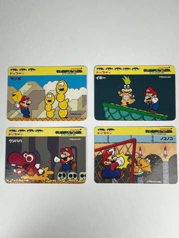 Top Sun Super Mario Card - 4 Card, Nieuw