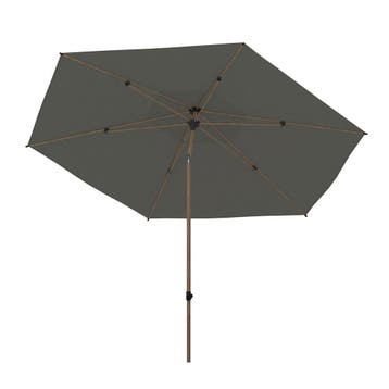 4 Seasons Azzurro parasol Ø300 cm antraciet solefin -, Tuin en Terras, Partytenten, Verzenden, Nieuw