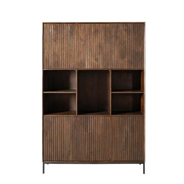 Vakkenkast Madison XL Brown | 135 cm | Starfurn, Ophalen of Verzenden, Nieuw